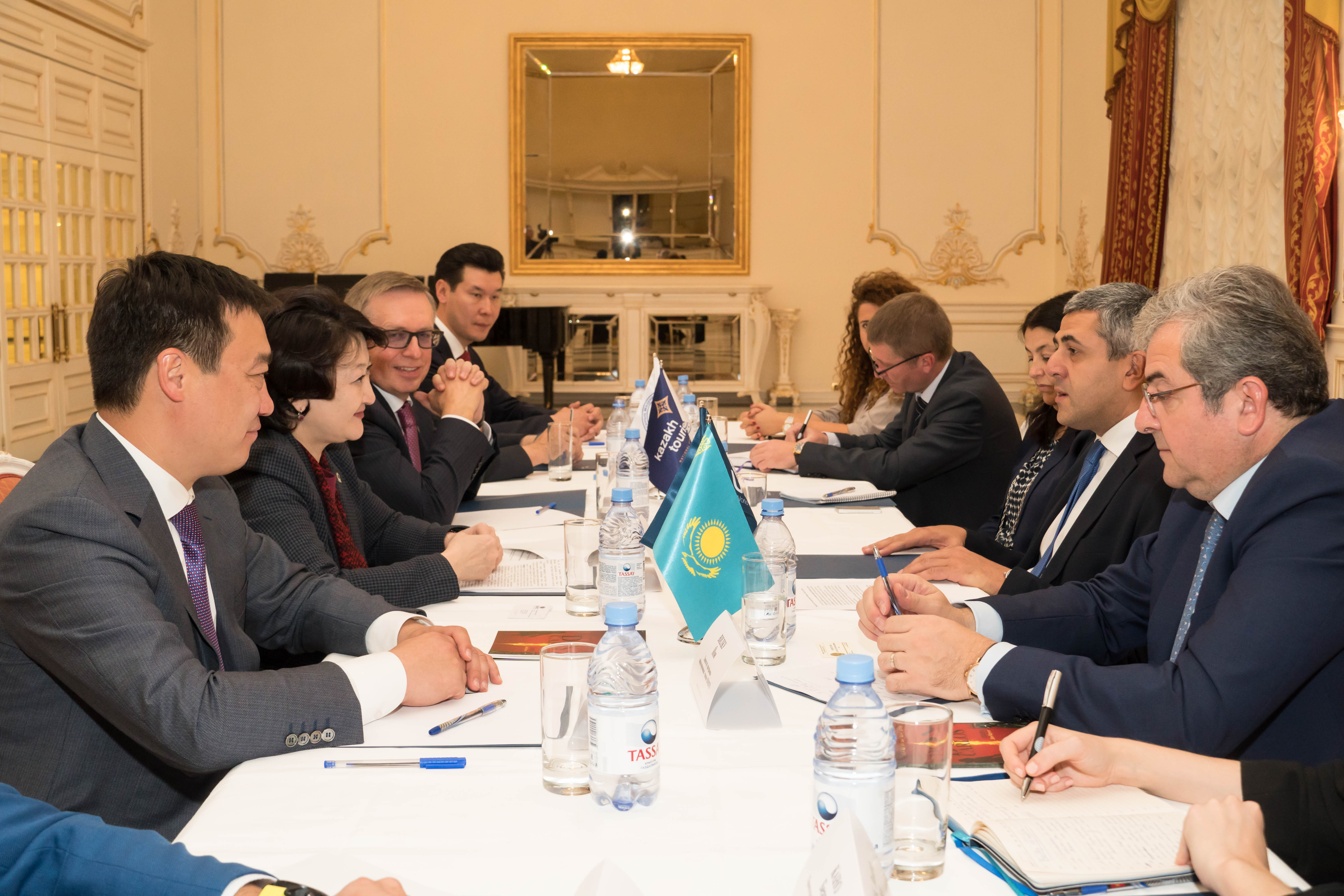 The Minister of Culture and Sports of the Republic of Kazakhstan met with Gen.UNWTO Secretary