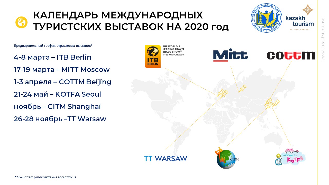 Registration is open for the tourist business to participate in the ITB Berlin and MITT Moscow exhibitions
