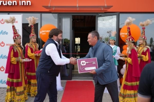 A modern roadside complex with a hotel has opened in the Zhambyl Region